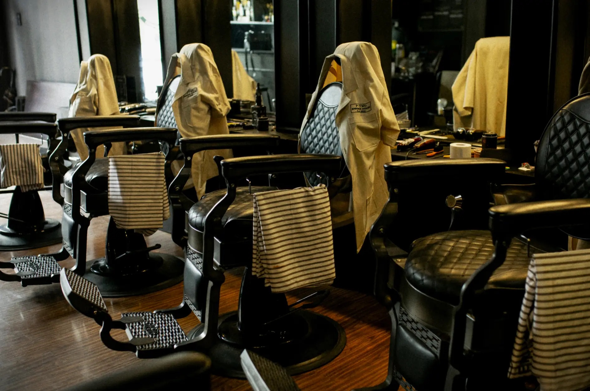 Classic barber chairs